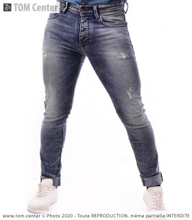 Jeans Wilson - Blue Destroy for Men
