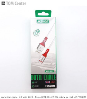 MODEM CAT CABLE CHARGEUR DATA MICRO 2.1A 1.5M